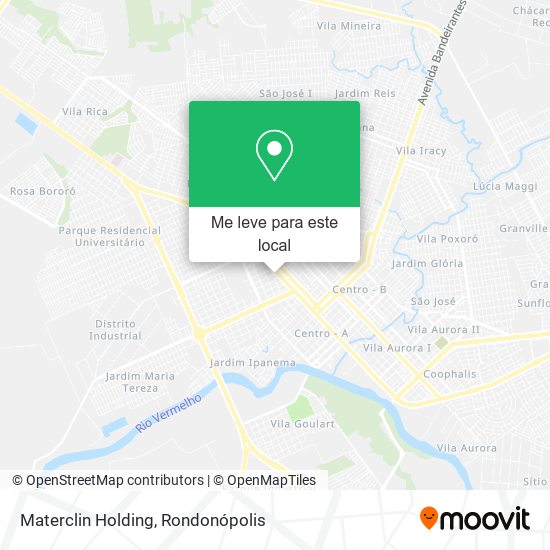 Materclin Holding mapa