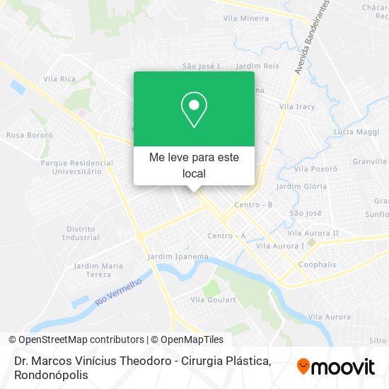 Dr. Marcos Vinícius Theodoro - Cirurgia Plástica mapa
