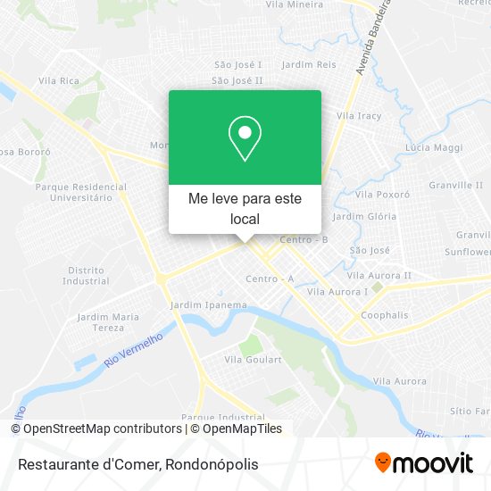 Restaurante d'Comer mapa