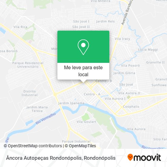 Âncora Autopeças Rondonópolis mapa