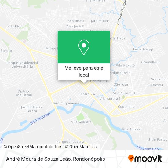 André Moura de Souza Leão mapa