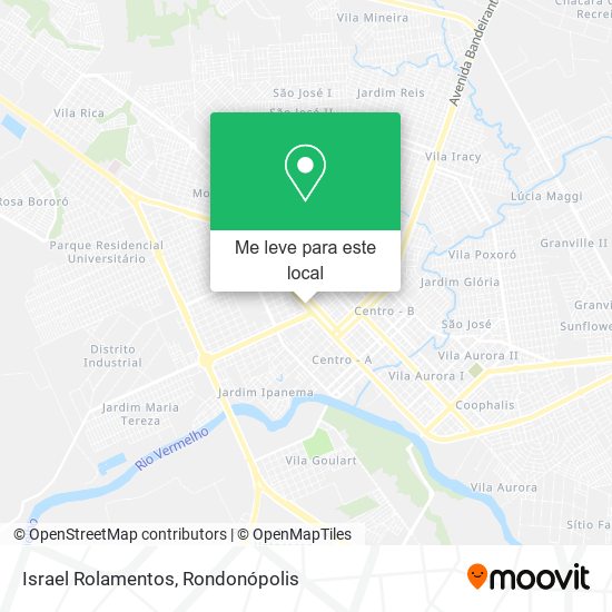 Israel Rolamentos mapa