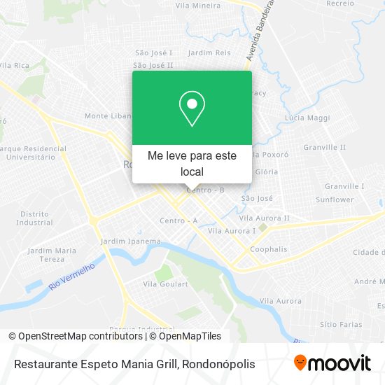 Restaurante Espeto Mania Grill mapa