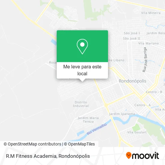R.M Fitness Academia mapa