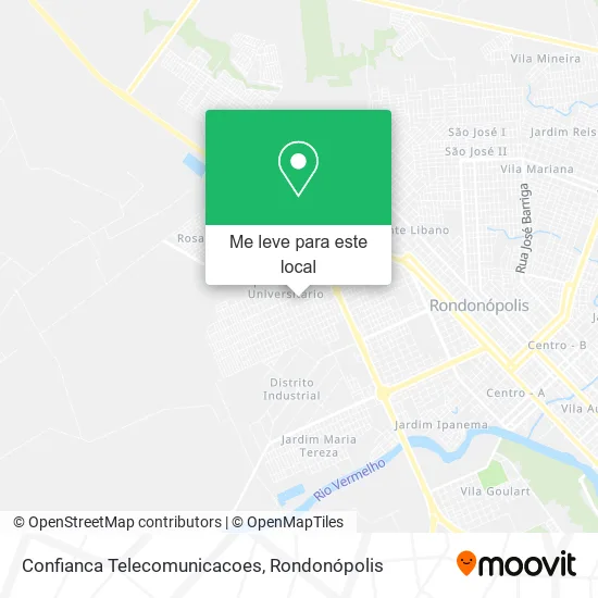 Confianca Telecomunicacoes mapa