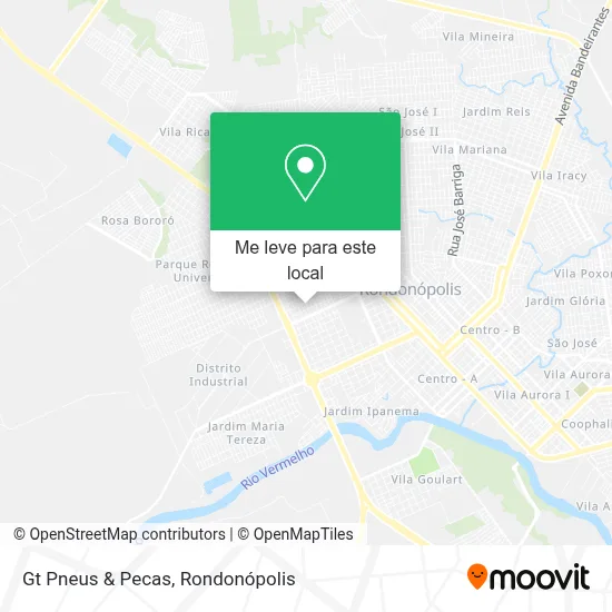 Gt Pneus & Pecas mapa