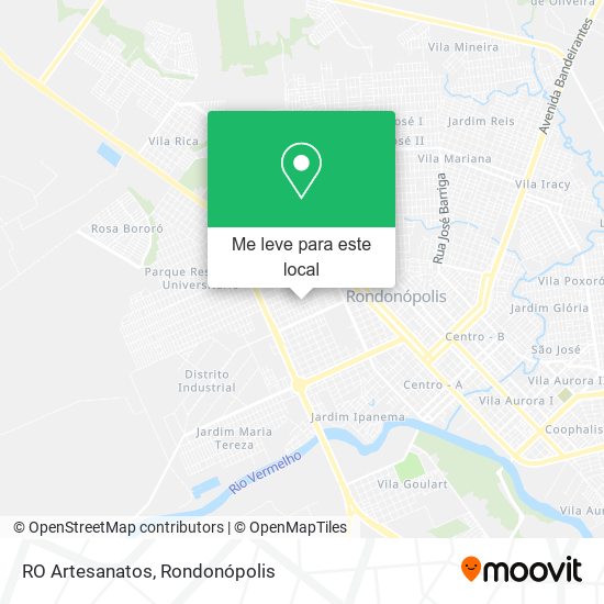 RO Artesanatos mapa