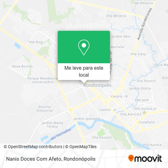 Nanis Doces Com Afeto mapa