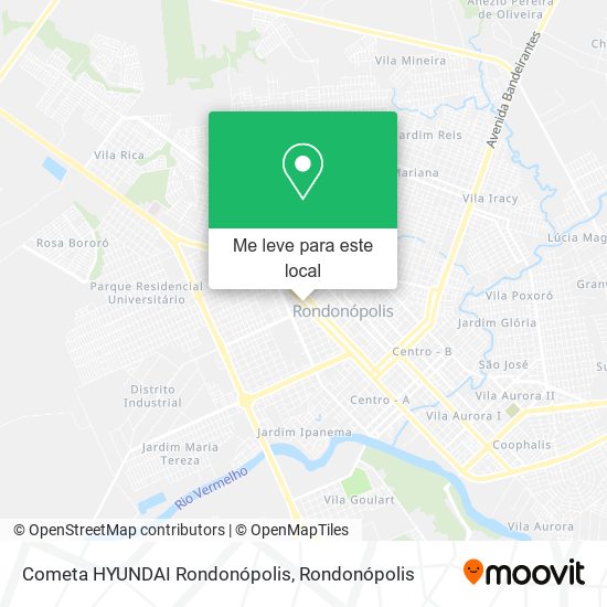 Cometa HYUNDAI Rondonópolis mapa