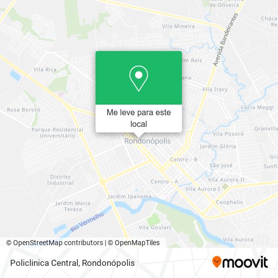 Policlinica Central mapa
