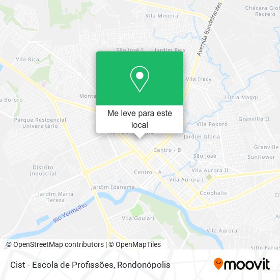 Cist - Escola de Profissões mapa