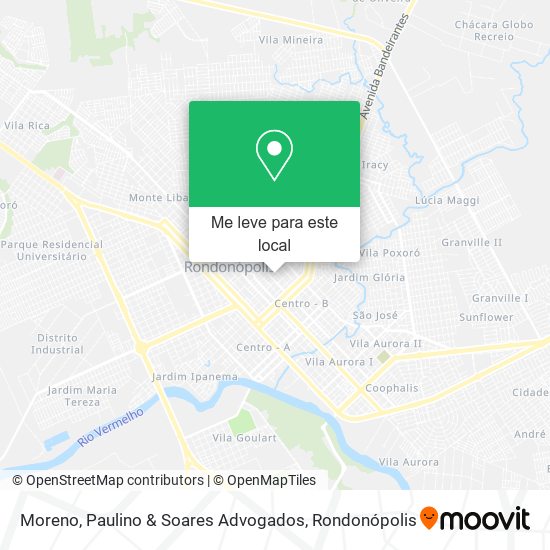 Moreno, Paulino & Soares Advogados mapa