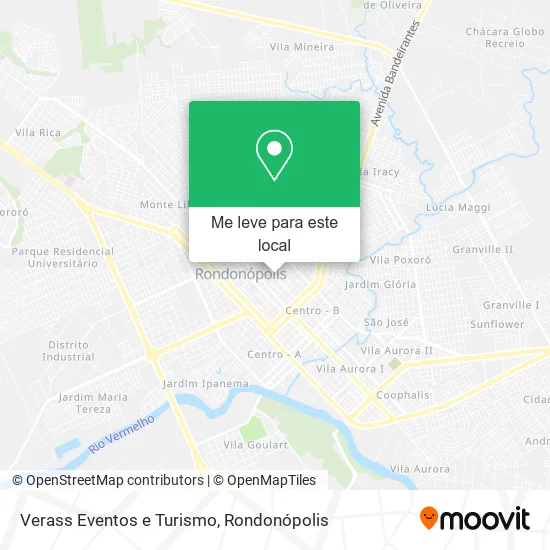 Verass Eventos e Turismo mapa