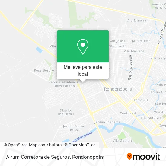 Airum Corretora de Seguros mapa