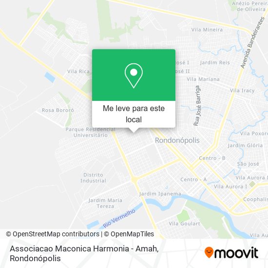 Associacao Maconica Harmonia - Amah mapa
