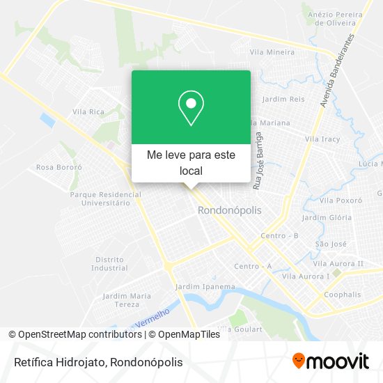 Retífica Hidrojato mapa