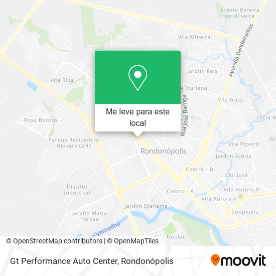 Gt Performance Auto Center mapa