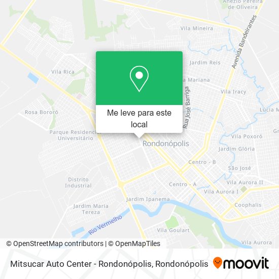Mitsucar Auto Center - Rondonópolis mapa