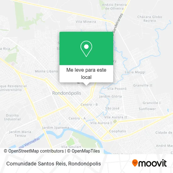 Comunidade Santos Reis mapa