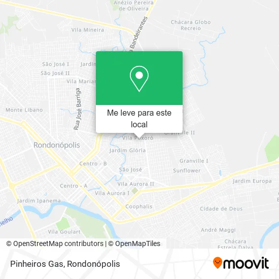 Pinheiros Gas mapa
