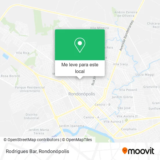 Rodrigues Bar mapa