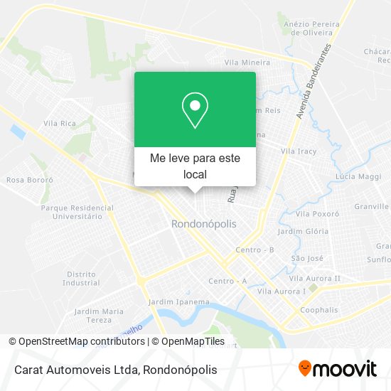 Carat Automoveis Ltda mapa