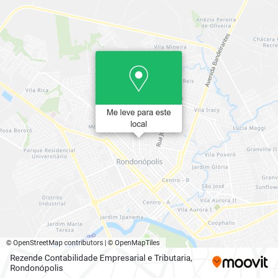 Rezende Contabilidade Empresarial e Tributaria mapa