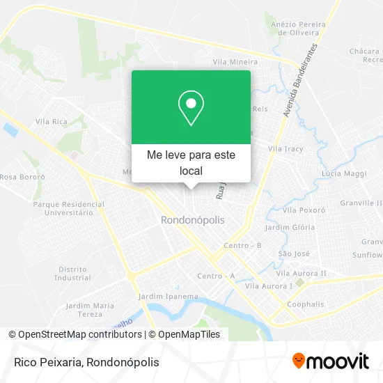 Rico Peixaria mapa