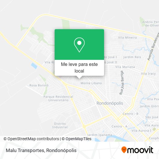 Malu Transportes mapa