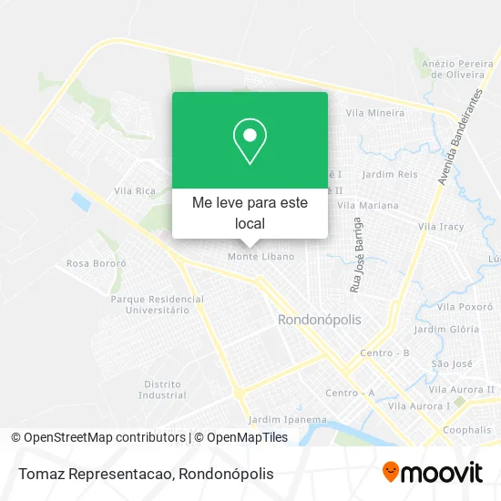 Tomaz Representacao mapa