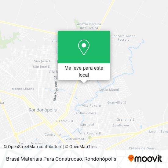 Brasil Materiais Para Construcao mapa