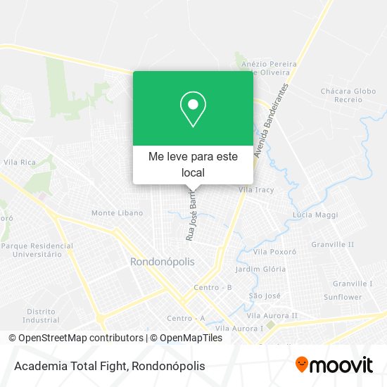 Academia Total Fight mapa