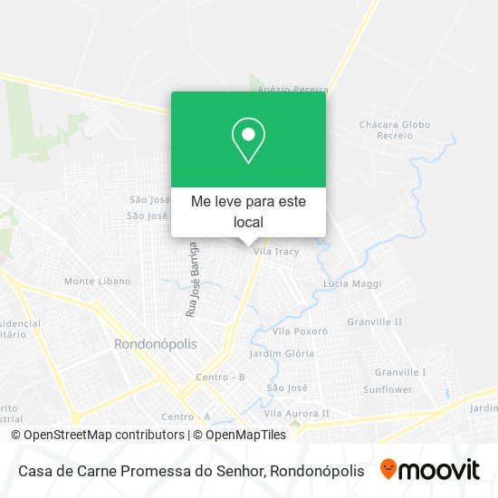 Casa de Carne Promessa do Senhor mapa