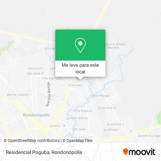 Residencial Poguba mapa