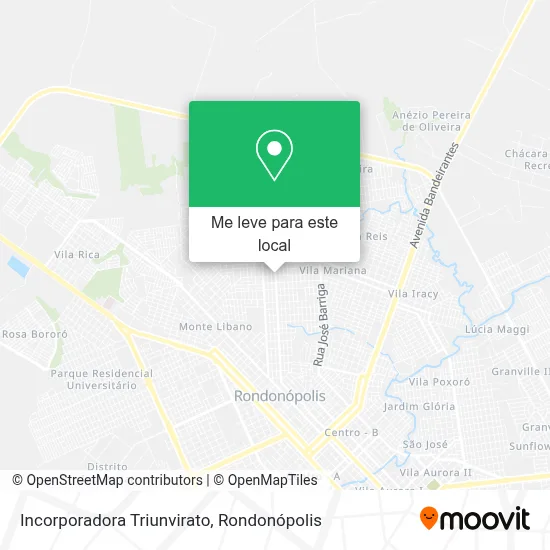 Incorporadora Triunvirato mapa
