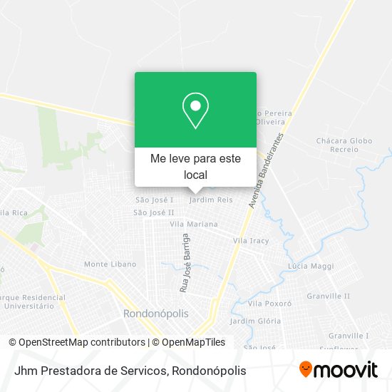 Jhm Prestadora de Servicos mapa