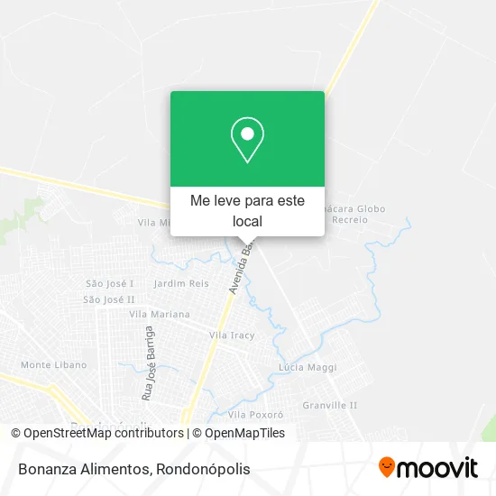 Bonanza Alimentos mapa