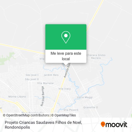Projeto Criancas Saudaveis Filhos de Noel mapa