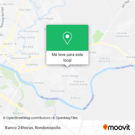 Banco 24horas mapa