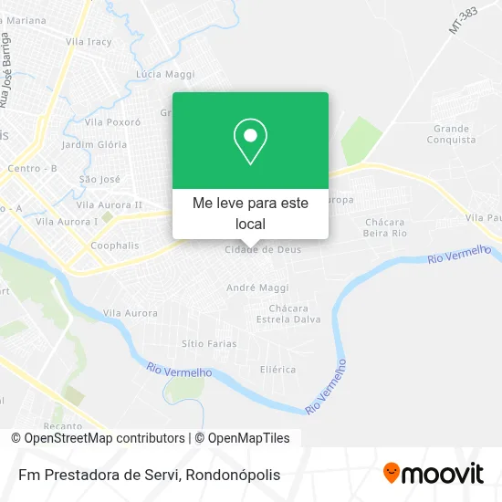 Fm Prestadora de Servi mapa