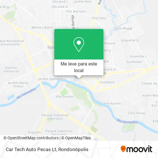 Car Tech Auto Pecas Lt mapa
