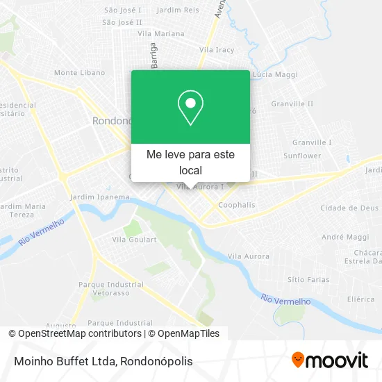 Moinho Buffet Ltda mapa