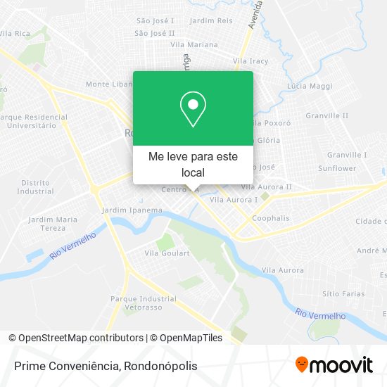 Prime Conveniência mapa