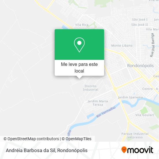 Andréia Barbosa da Sil mapa
