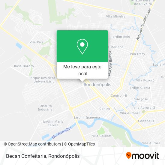Becan Confeitaria mapa