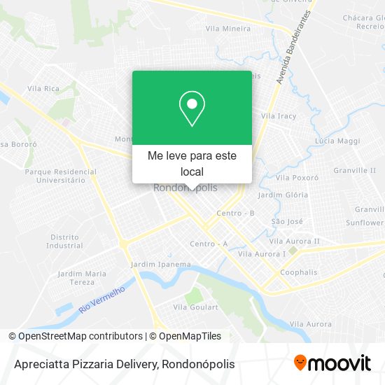 Apreciatta Pizzaria Delivery mapa