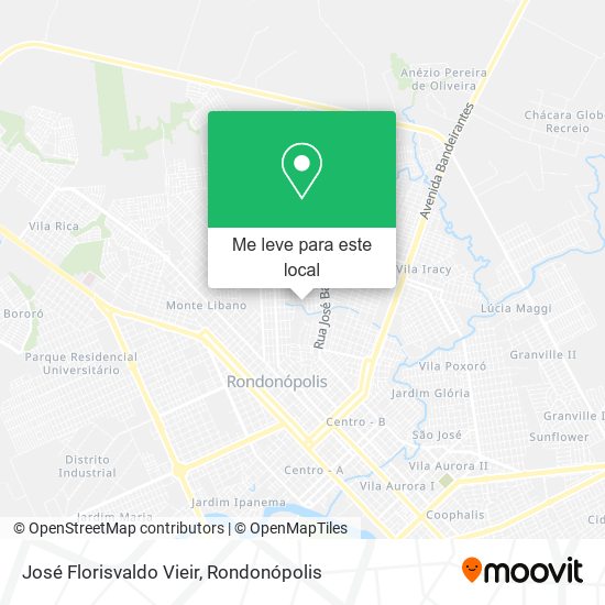 José Florisvaldo Vieir mapa