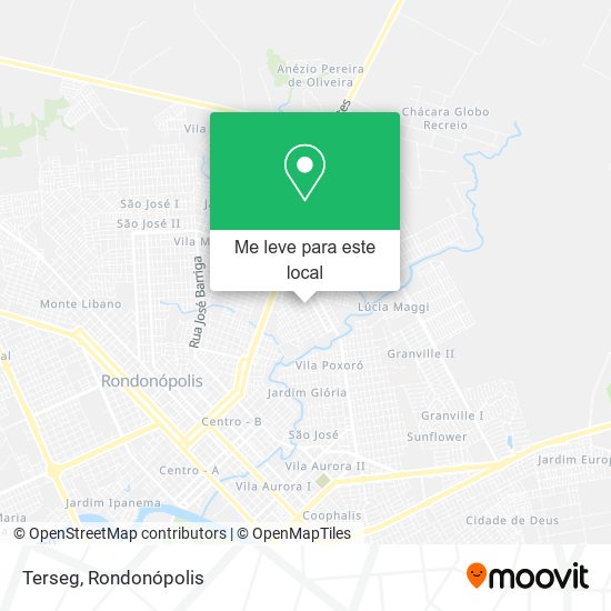 Terseg mapa