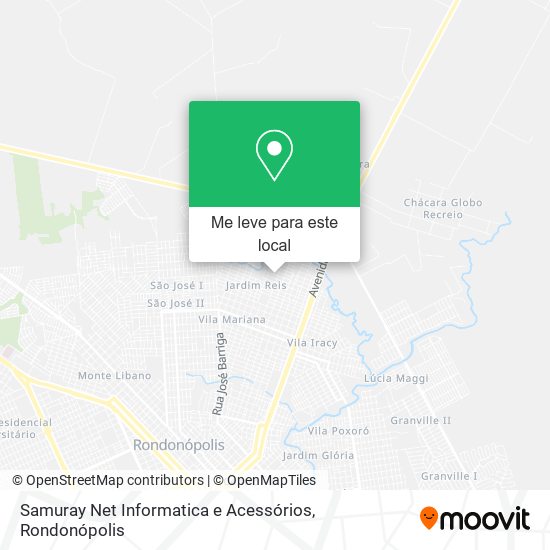 Samuray Net Informatica e Acessórios mapa