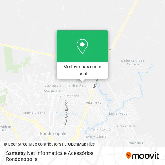 Samuray Net Informatica e Acessórios mapa